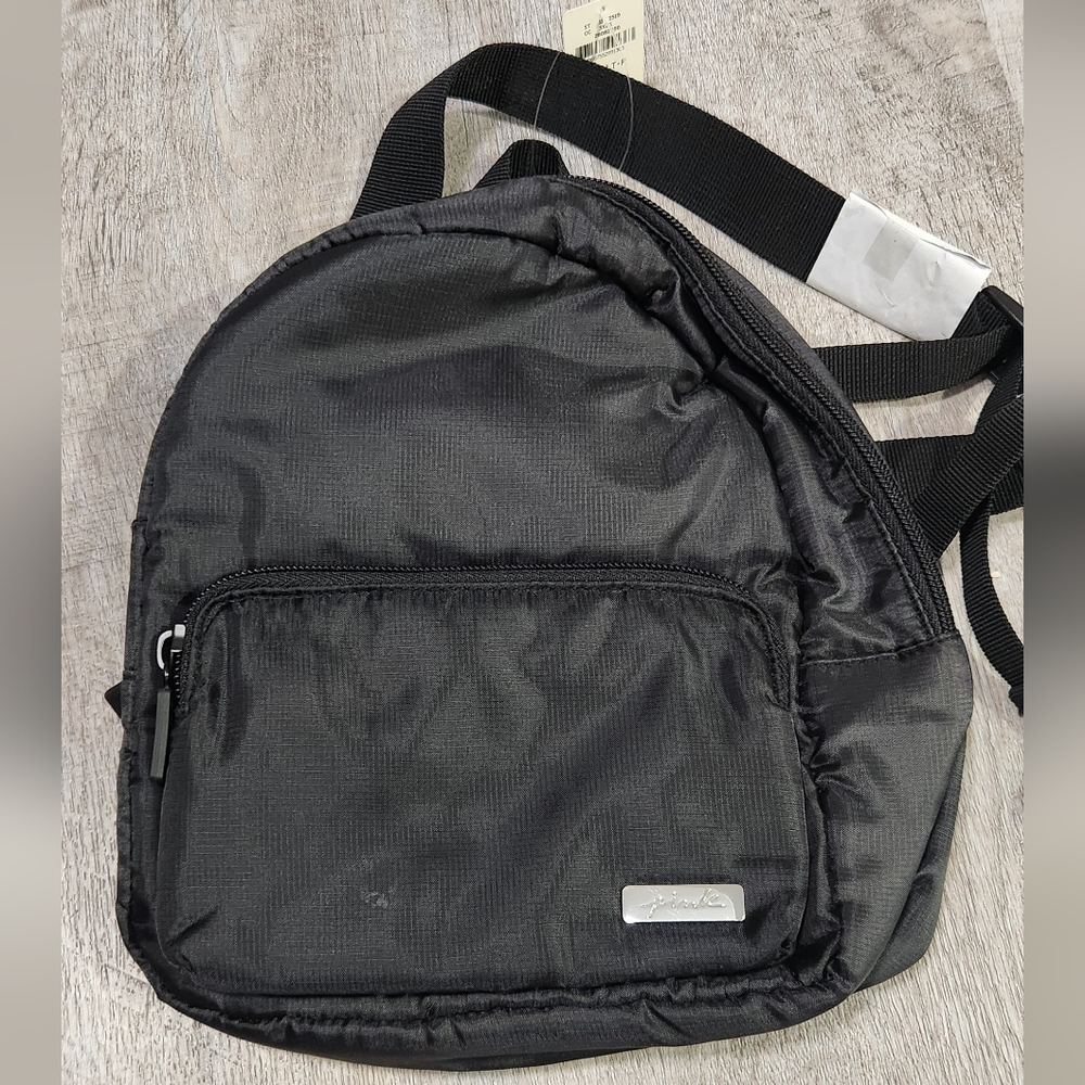 Victoria Secret Pink Mini Backpack New With Tags Color Black